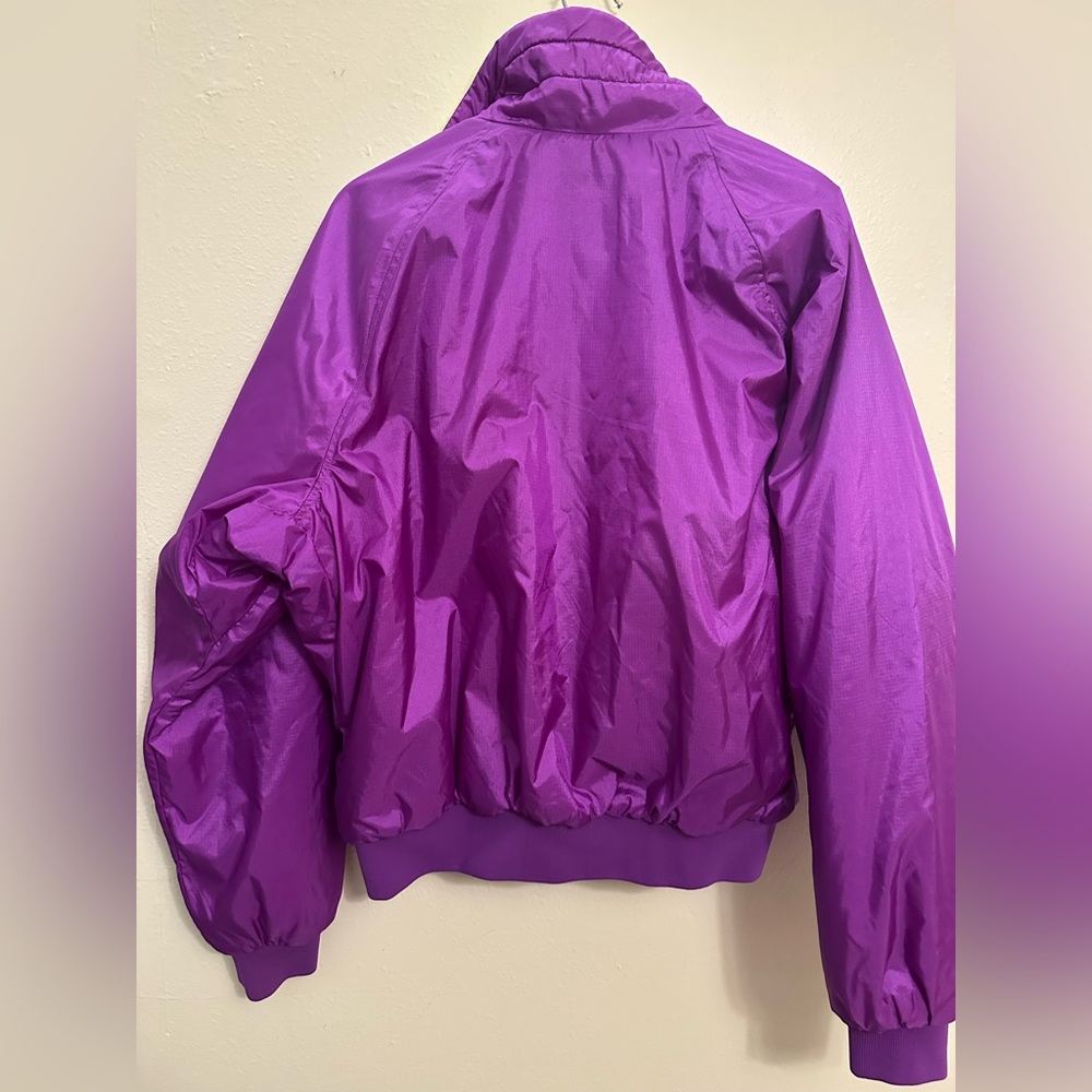 Columbia Men’s 1990’s Vibrant Purple Neon green winter jacket XL - Picture 6 of 6